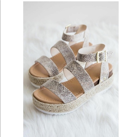 Best in BTQ Snake Print espadrille sandal - Picture 3 of 6